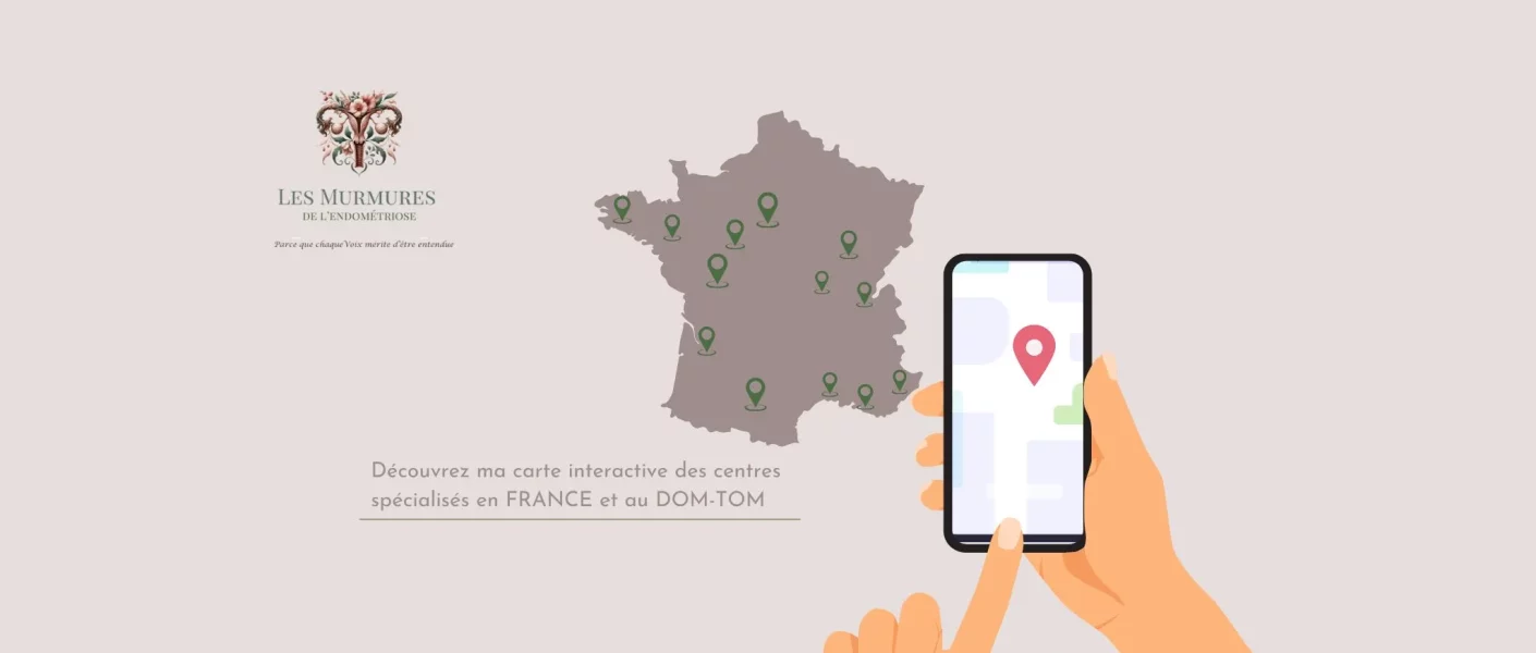 image illustrant ma arte interactive Maps pour trouver un spécialiste de l'endométriose près de chez sois, pour l'article qu'est ce que la filière endométriose et à quoi sert-elle